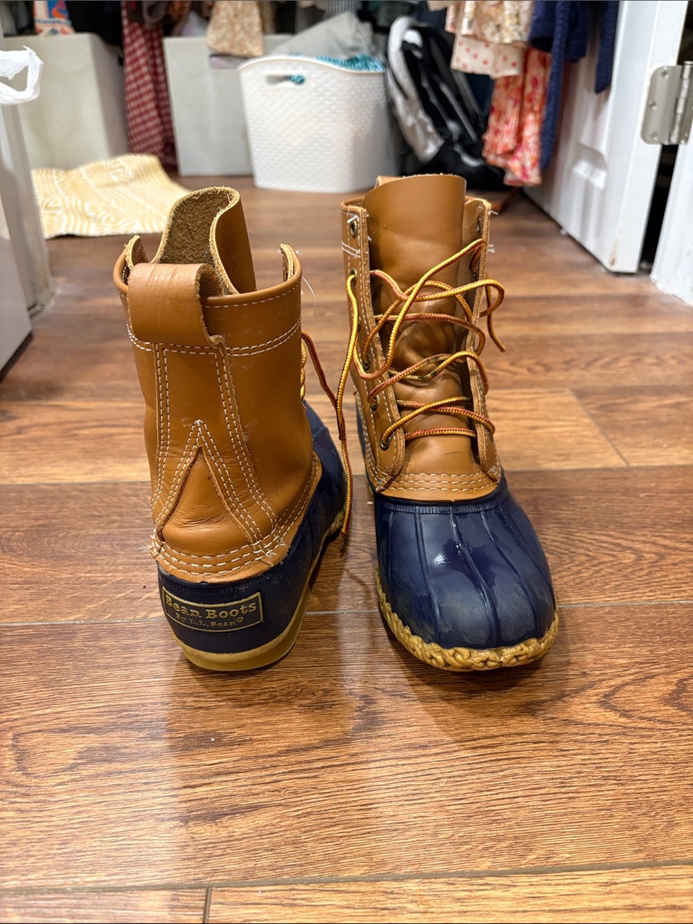 LL Bean duck boots